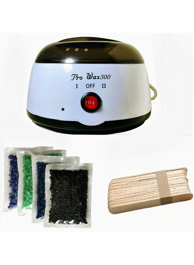Buy Pro Wax 300 Wax Heating Device With 4 Wax Bags And A Stick For Easy Spreading in Egypt