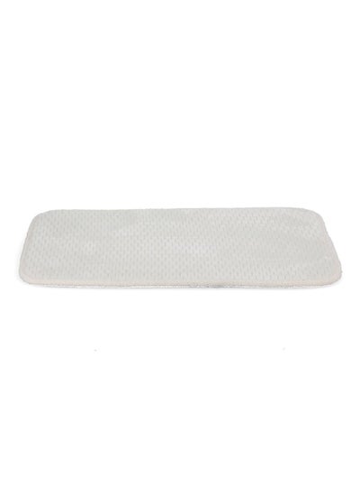 Buy Memory Foam Luxe Machine Washable Polyester Rectangular Bath Mat Grey 51 x 81 cm 354440 in Saudi Arabia