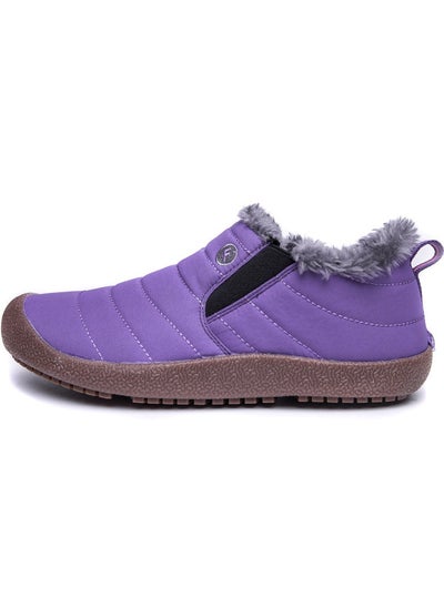 Buy Winter low Cut Thick Sole Plush Men's Snow Cotton Shoes A Pair in Saudi Arabia