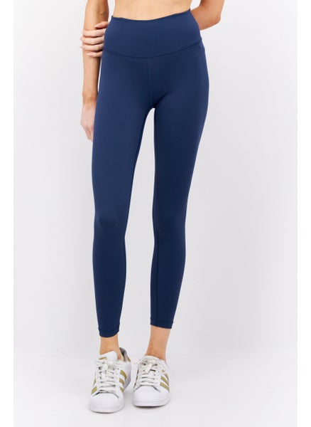 Buy Women Tight Fit High Rise Training Tight, Dusty Blue in UAE