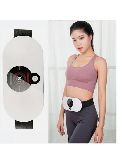 Buy Portable Ems Heating Body Slimming Cellulite Belt Massage Belly Fat Burning in UAE