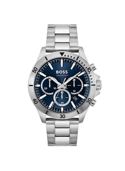 Buy Men's Chronograph Round Stainless Steel Wrist Watch 1514069 - 45 mm in UAE