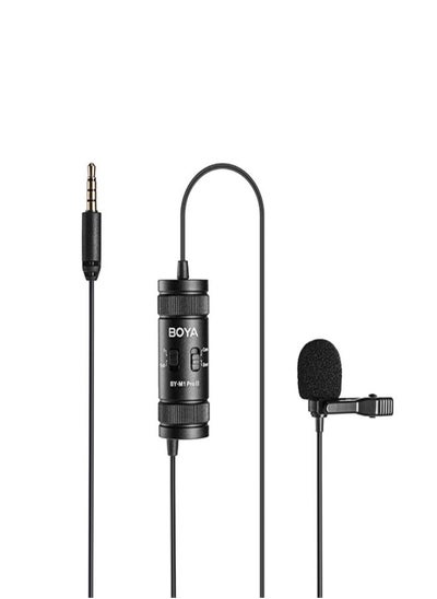 Buy BY-M1 Pro II Lavalier Stereo Microphone BY-M1 Pro II Black in Saudi Arabia