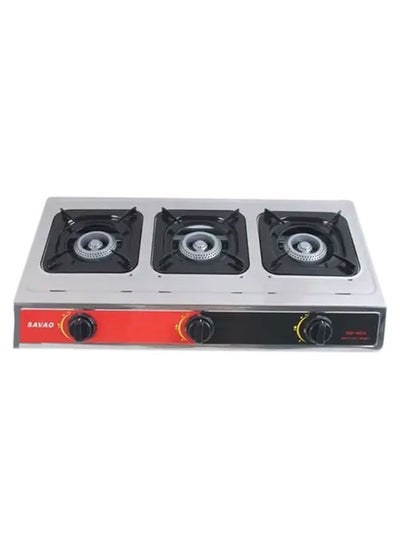 Buy Gas stove 3 large burners with auto ignition in Saudi Arabia