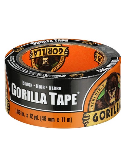 Buy Gorilla Black Duct Tape  1.88Inch X 12 Yd, Black in UAE