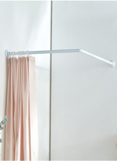 اشتري Neo L-Shaped Shower Curtain Pole 80x80 cm في السعودية