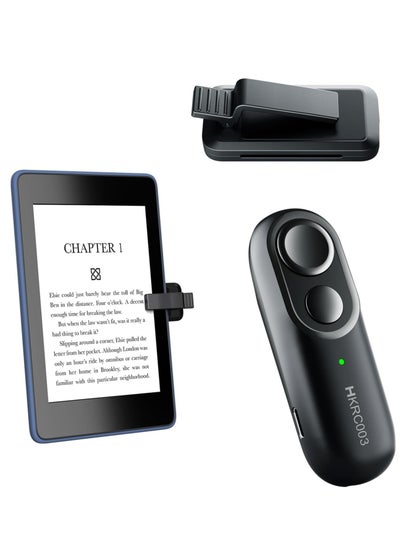 Buy Remote Control Page Turner for Kindle Reading, Wireless E-Reader Controller for iPad Tablets iPhone Android-phones, eBook Readers Accessories/Taking Photos Remote, Super Lightweight, Black in Saudi Arabia