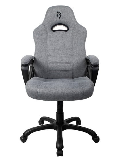 اشتري Arozzi Enzo Woven Fabric Ergonomic Computer Gaming/Office Chair with Swivel, Tilt, Rocker, and Adjustable Height, Black Grey | ENZO-WF-BKGY في الامارات