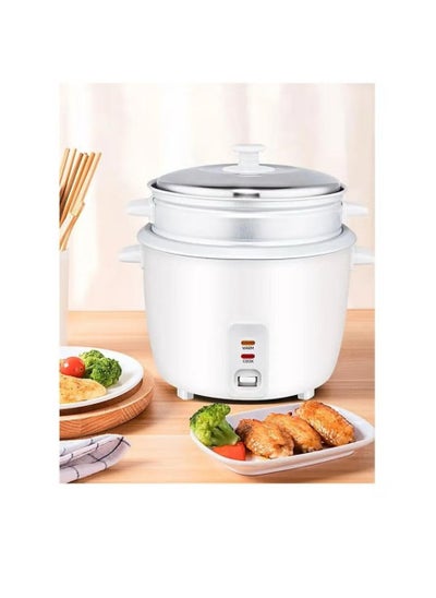 Buy Aluminum rice cooker, 400 watts, 1 liter capacity, white color - from Dinex in Saudi Arabia