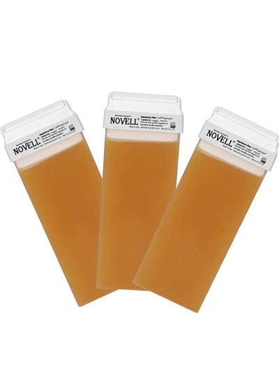 Buy Novell Wax Refill Honey 100 Ml - 3 pcs in Saudi Arabia