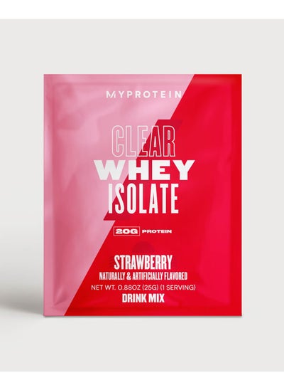 Buy Clear Whey Isolate Strawberry Flavour 25 g 1 Serving in Saudi Arabia