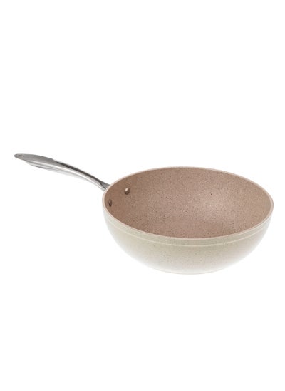 Buy Turkish Korkmaz granite deep frying pan 28 cm in Saudi Arabia