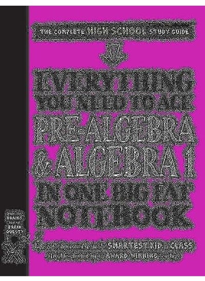 اشتري Everything You Need to Ace Pre-Algebra and Algebra I in One Big Fat Notebook في الامارات