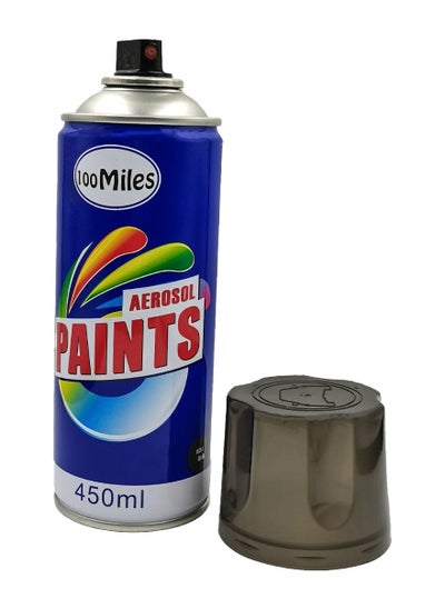 Buy AER0SOL 450ml Spray Paint Coverage Mat Black Finish for Metal, Wood, and Plastic Surfaces in Saudi Arabia