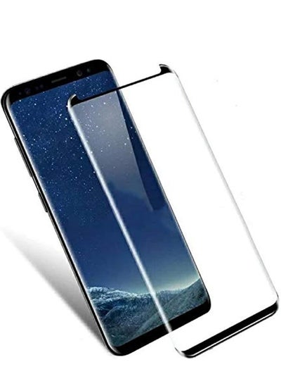 Buy Tempered Glass Black Edge Screen Protector Compatible With Samsung Galaxy Note 9 in Saudi Arabia