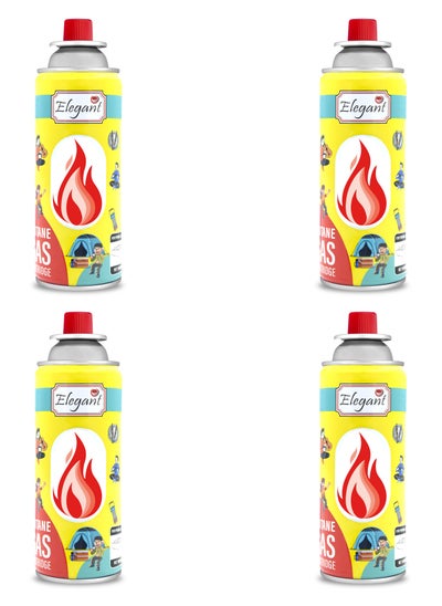 اشتري 4 Piece Camping Butane Stove Gas 220g في الامارات