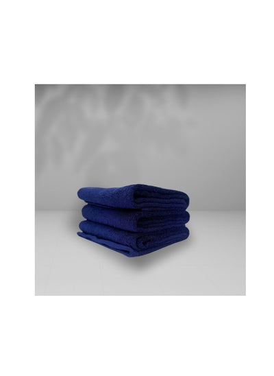 Buy Towel 100% Cotton From Hammam Home 50*100 Color Navy in Egypt