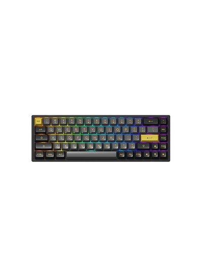 Buy AKKO 3068B Plus Black & Gold Keyboard -Jelly Purple in UAE