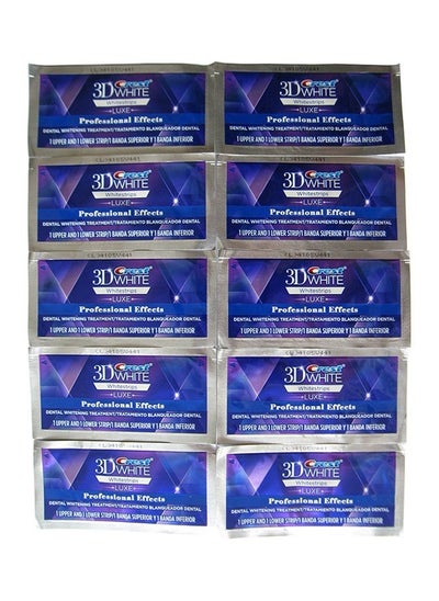 اشتري 3D Whitestrips Professional Effects Advanced Seal - 10 Pieces, 20 Strips 50grams في الامارات