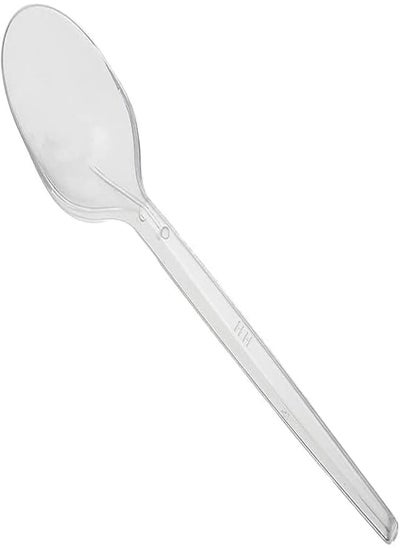 اشتري Plastic Jumbo Spoon Set, White (100pices) في مصر