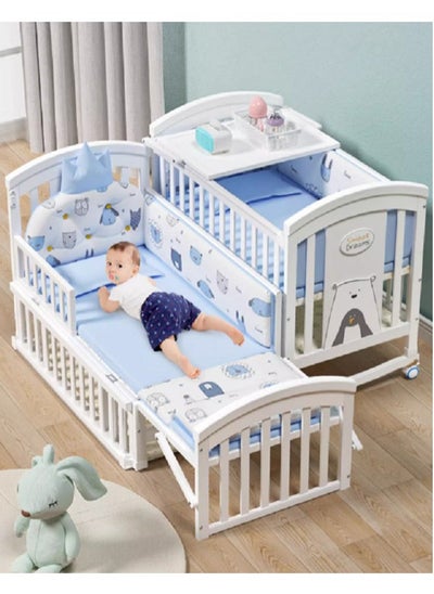 Buy Multifunctional Baby Bed 122×71×102 cm in Saudi Arabia