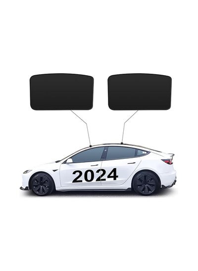 اشتري Tesla Model 3 Highland (2024) Foldable Roof Window Sunshade For 99% UV Insulation (Black) في الامارات