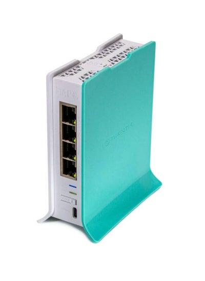 Buy Mikrotik HAP AX Lite Router, 800 MHz Frequency, 802.11b/g/n/ax Wireless, Green-White | L41G-2axD in UAE