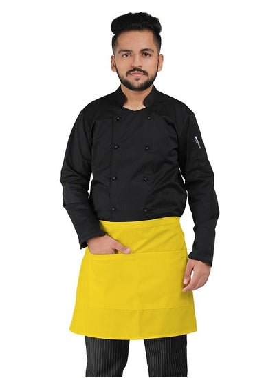 Buy YANEK Kitchen Waist Apron | Unisex Chef Kitchen Adjustable Short Apron with Pockets | For Home, Restaurant, Cafe in UAE