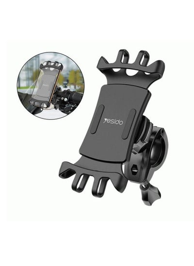 اشتري Yesido C66  Bike Phone Holder Stand Adjustable Silicone Universal Bicycle Phone Mount for في الامارات