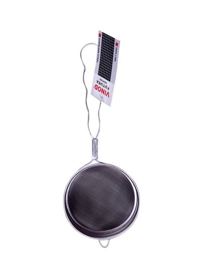 Buy Classic Tea Strainer Silver/Black 8cm in UAE