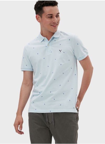 Buy Printed Pique Polo in UAE