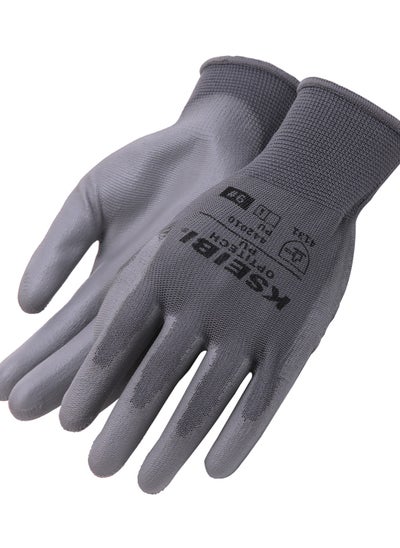 Buy KSEIBI PU GLOVES Made of polyester For General Purpose , such as manufacturing, construction, in UAE