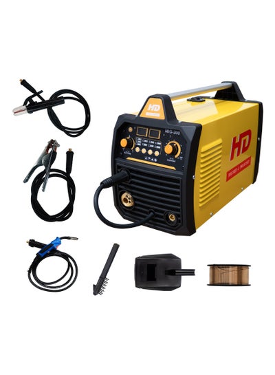 Buy MIG/TIG/MMA Welding Machien 10-200A AC | Works on Iron and Stainless steel | HD | MIG200 | 0.8 to 1.0 Elctrode in Saudi Arabia