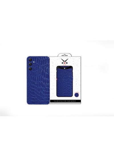 Buy OZO Luxury Skin Blue Leather Snack (SC111BLCA) For   Samsung Galaxy A54 in Egypt