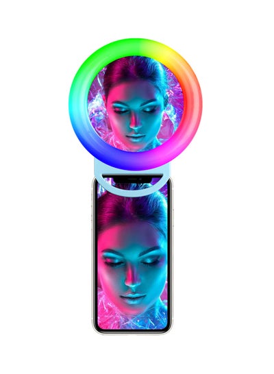 Buy A4S Round Large Selfie Ring Light 2 A With Buckle And Three Color Adjustable - Blue in Egypt