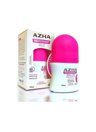 Buy Azha Deodorant Whitening Roll On 60 ML in Egypt