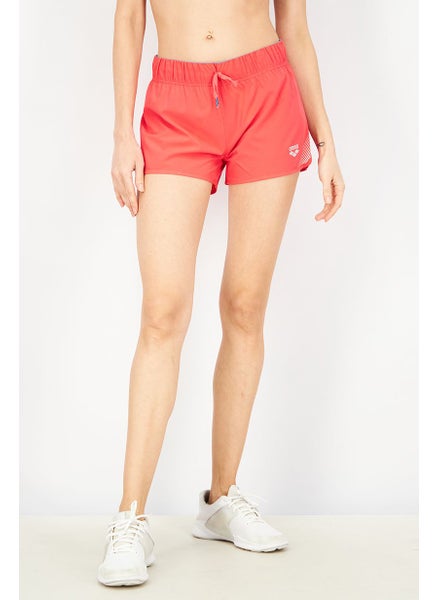 Buy Women Sportswear Fit Training Short, Fluorescents Red in Saudi Arabia