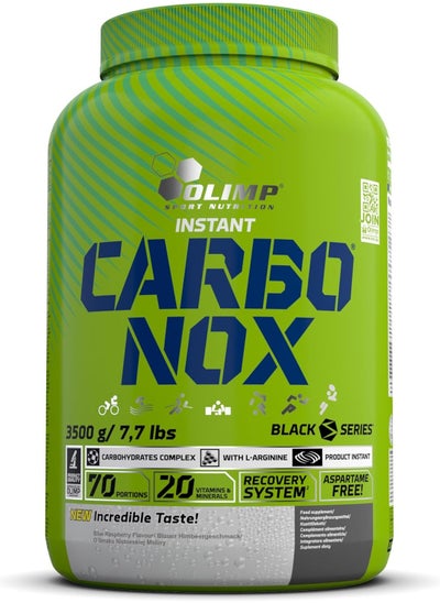 Buy Carbo Nox Powder 95% Carbohydrate Complex With L-Arginine And 12 Vitamins Blue Raspberry 3.5 Kg in Saudi Arabia