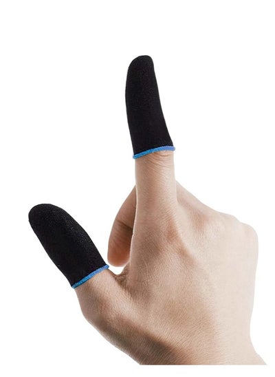 Buy Finger Sleeves 1 Pair For PUBG Mobile Games Contact - Black in Egypt