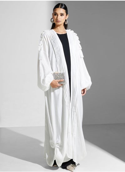 Buy Pleated Sleeve Abaya in UAE