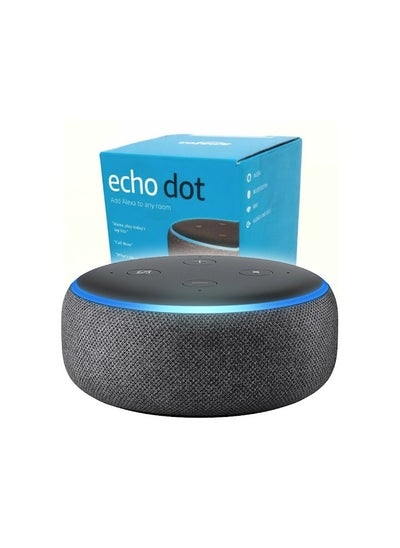 Buy Echo Dot 3rd Generation Smart Speaker with Alexa Voice Control Black in UAE