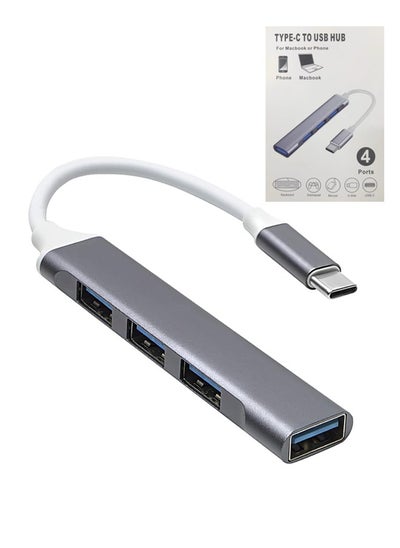 اشتري محور USB C ، محول USB C ب 4 منافذ مع منفذ 3.0 و 2.0 موسع USB مقسم لنظام التشغيل Mac Pro / mini ، لأجهزة Surface Pro ، وأجهزة الكمبيوتر المكتبية ، وأجهزة الكمبيوتر المحمولة ، والأقراص الصلبة المحمولة ، وما إلى ذلك. ملحق ، محطة إرساء من النوع C في الامارات