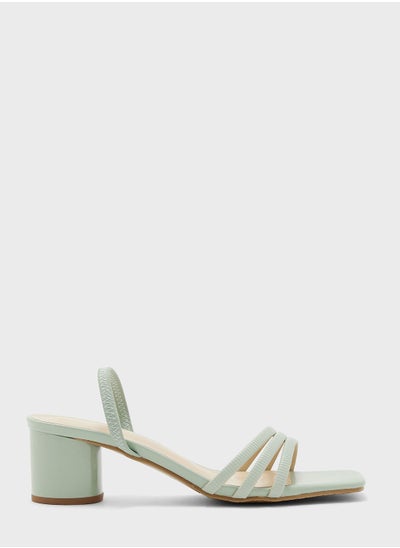 Buy Ankle Strap Mid Heel Sandals in UAE