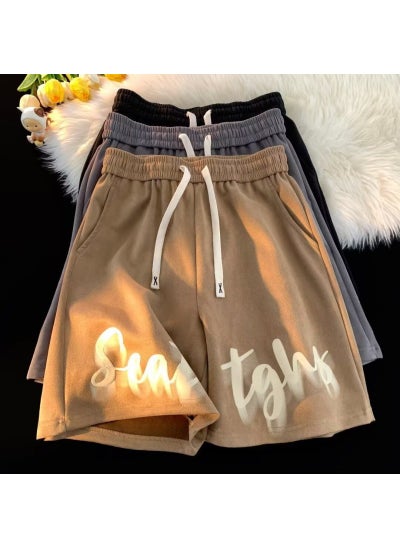 اشتري New American Sporty Shorts Summer Men’s Brown في السعودية