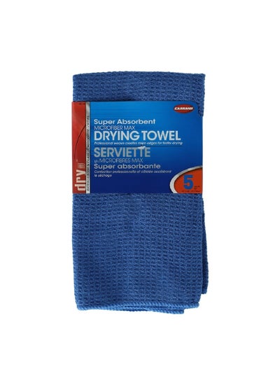 Buy Microfiber Max Drying Towel Blue 24 x 30 Inch 45010 in Saudi Arabia