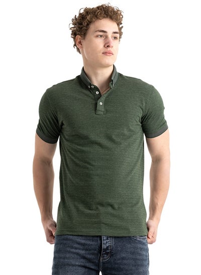 Buy T-shirt Polo Men's Luxury And Comfortable Pica  Green in Egypt