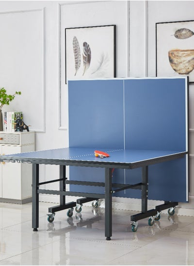 Buy Home Foldable Standard Table Tennis Table, Suitable for Indoor and Outdoor Use, Movable 274*152.5*76CM in Saudi Arabia