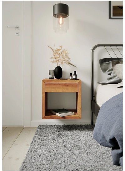 Buy Modern Hanging side table - Natural Suede Wood in Egypt