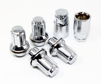 Veritek Performance Set of 4 Chrome Lug Nut Wheel Locks for Toyota ...