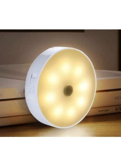 اشتري 1 Piece Rechargeable Magnetic Stick On LED Motion Sensor Light Indoor في الامارات